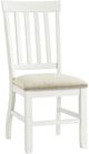 Elements International Stone 6-Piece White Standard Height Dining Set-3
