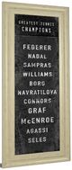 Classy Living The Vintage Collection The Greatest Tennis Champions 18"W Wall Art-3