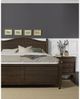 LM Co Home by Vaughan-Bassett Scotsman Molasses Queen Post Arched Bed with Post Plank Footboard-0