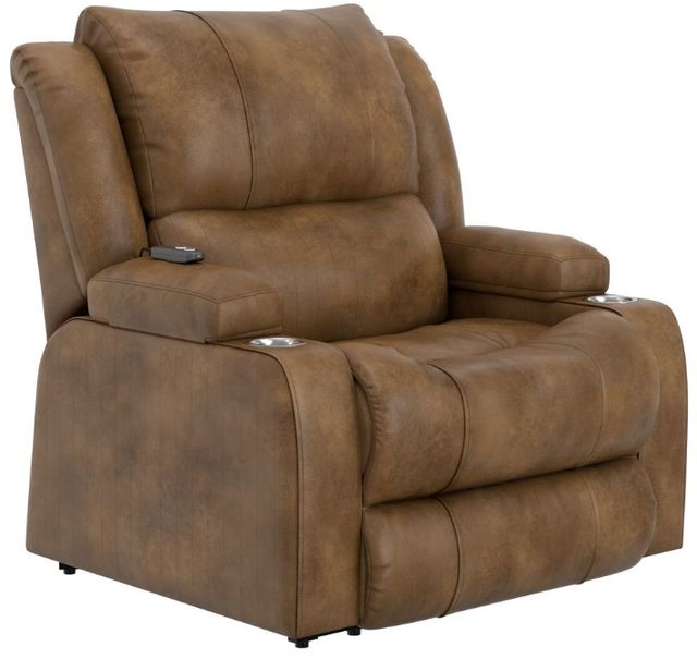 Catnapper Kirk Canyon Power Lift Lay Flat Recliner with Storage Arms and Dual Cupholders-0