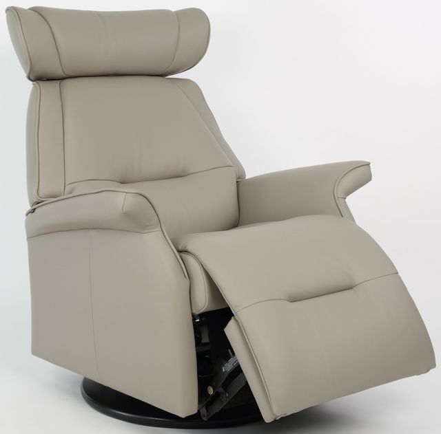 Fjords® Relax Miami Cement Small Dual Motion Swivel Recliner-2