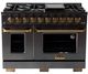 Kucht Professional KEG Series 48" Titanium Stainless Steel Pro Style Natural Gas Range-1