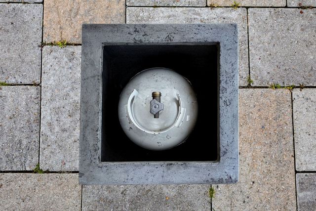 XO Handcrafted Square Propane Tank Enclosure-1