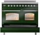 Ilve® Nostalgie II Series 40" Emerald Green Pro Style Induction Range-4