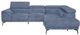 Mazin Furniture Medora 2-Piece Blue Right-Arm Facing Sofa Sectional and Chaise-1