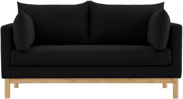 Meridian Furniture Langham Black Loveseat-1