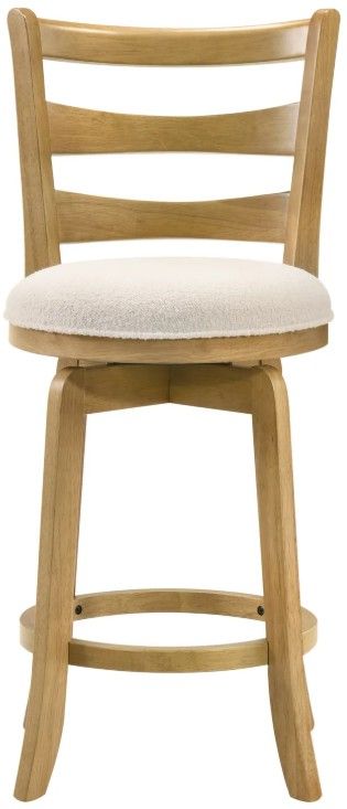 Armen Living Melindra Putty Brown/White Counter Stool-2