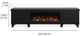 Legends Home Real Cozy Sonoma Seal Skin Black 95" Fireplace TV Stand-2