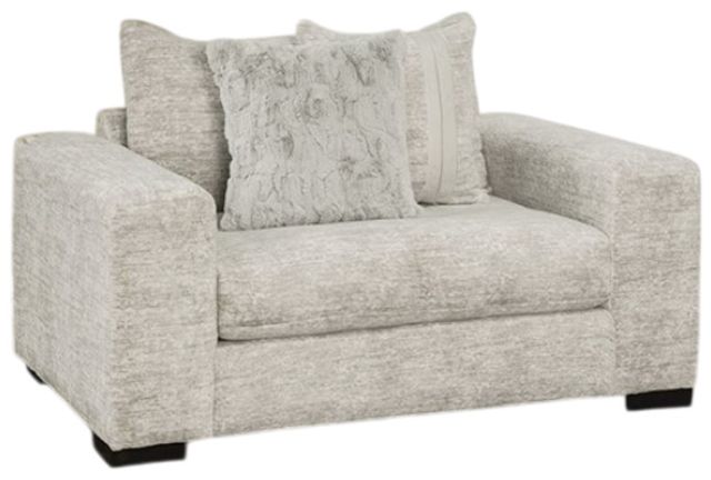 Furniture of America® Summerset Gray Chair and a Half-0