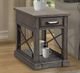 Parker House® Sundance Smokey Gray Chairside Table-1
