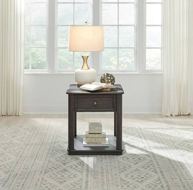 Liberty Furniture Wallace Aged Oak End Table-1