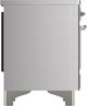 Ilve® Majestic III 36" Stainless Steel Pro Style Induction Range with Triple Glass Door and Chrome Trim-4