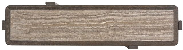 Universal Explore Home™ Modern Dark Gray Console Table with Sable Base-2