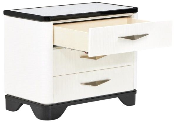 Michael Amini® Tuxedo Piano Keyboard Large Nightstand-3