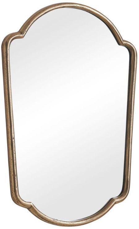 Uttermost® Naomi Antique Brass Mirror-4