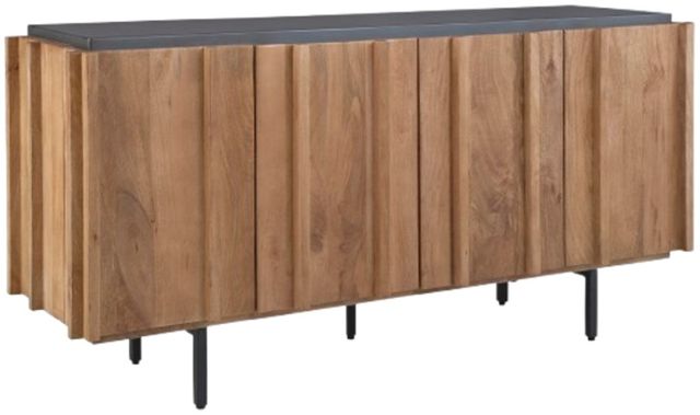 Signature Design by Ashley® Quintavious Brown/Charcoal Accent Cabinet-0
