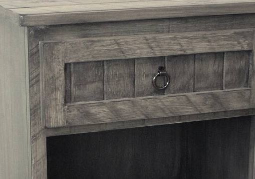 American Heartland Manufacturing Rustic Quaint Open Nightstand-1