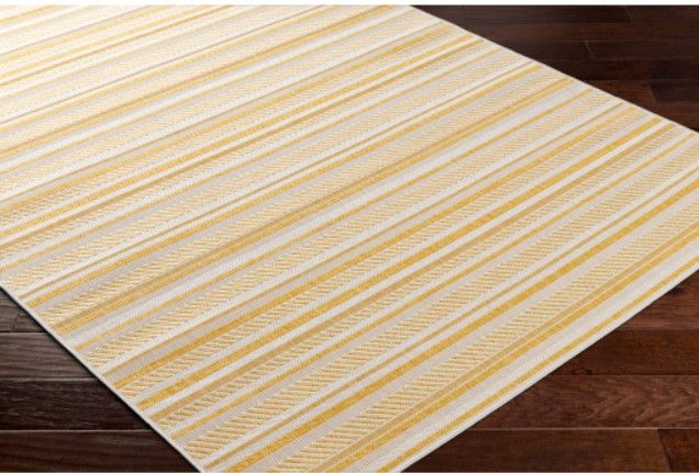 Surya Eagean Yellow 4'x6' Area Rug-2