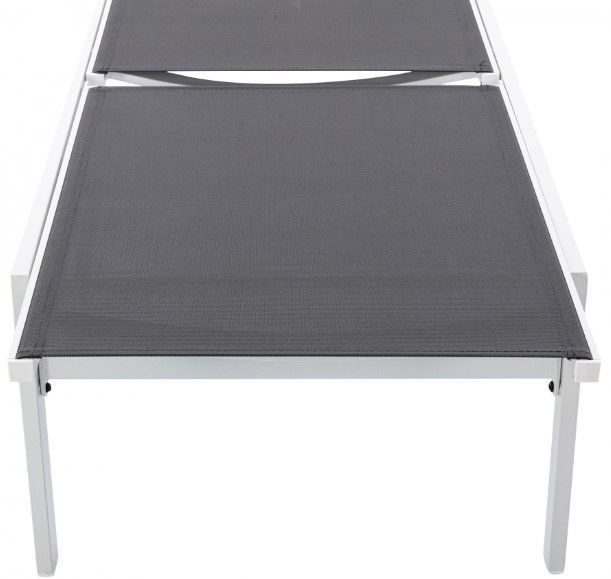 Meridian Furniture Santorini Grey Outdoor Patio Chaise Lounge Chair-3