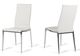 VIG Furniture Libby 2-Piece White Leatherette Dining Chairs Set-4