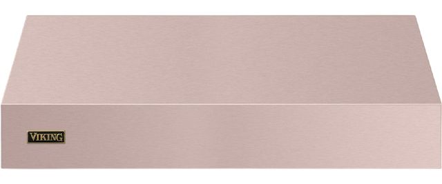 Viking® 5 Series 36" Blush Wall Mounted Range Hood in Brushed Brass Trim-0