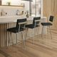 Amisco Customizable Wesley Swivel Bar Stool-2