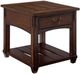 Hammary® Tacoma Rustic Brown Rectangular Drawer End Table-0