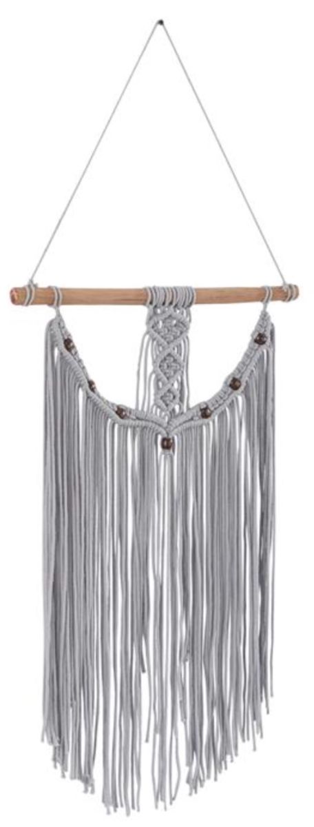 Deco Marche Gray 44” Macrame Wall Decor-1