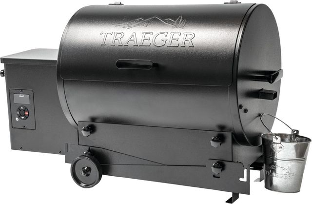 Traeger® Tailgater 20 37" Black Portable Wood Pellet Grill-1