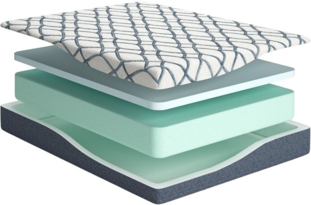 Sierra Sleep® By Ashley® Chime Elite 2.0 Memory Foam 10" Firm Tight Top California King Mattress in a Box-2