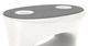 Homecrest™ Outdoor Living Customizable In-Pool Plastic 22" x 17" Outdoor Side Table with Soft Touch-1