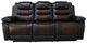 New Classic® Home Furnishings Nikko Brown Dual Power Reclining Sofa-2