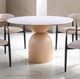 Furniture of America® Neasden Natural/Black/White Dining Table-4