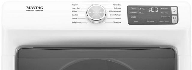 Maytag® 7.3 Cu. Ft. White Electric Dryer-3