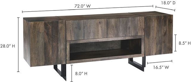 Moe's Home Collection Tiburon Natural Media Cabinet-3