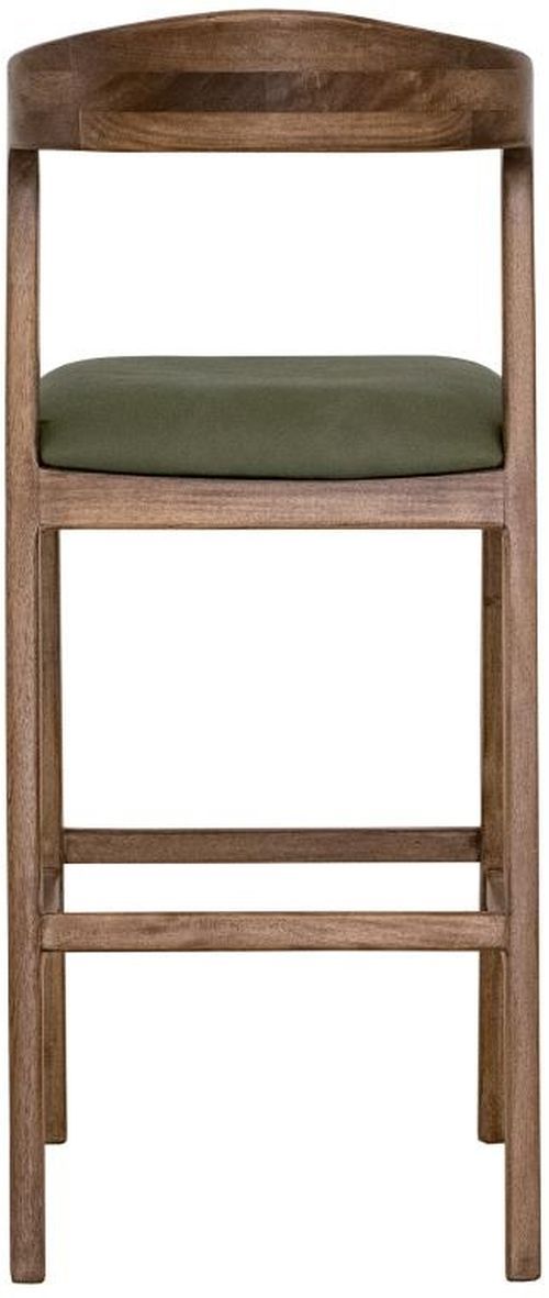 International Furniture Direct Silver Brown/Green 24" Bar Stool-3