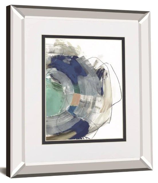 Classy Art Deluge I By PI Studio Mirror Framed Wall Art-0