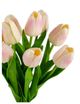 A & B Home Soft Pink Faux Tulip 9-Stem Bundle-1