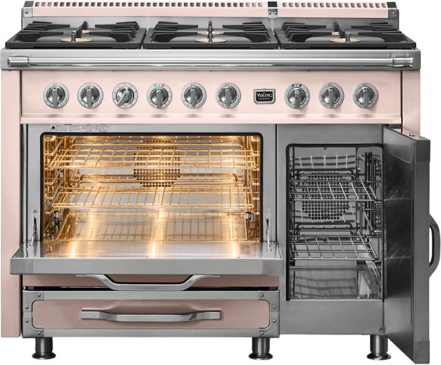 Viking® Tuscany 48" Blush Pro Style Dual Fuel Range-1