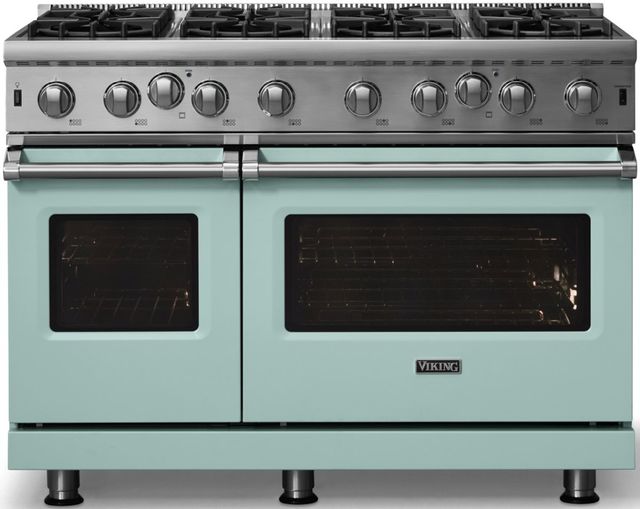 Viking® 5 Series 48” Splash Pro Style Natural Gas Range-3