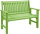 C.R. Plastics Generation Line Kiwi Garden Bench-0