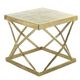 Accent Decor Amina Gold Accent Table-0