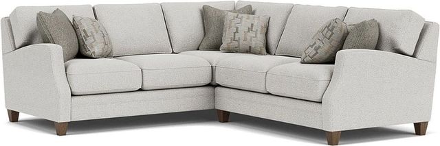 Flexsteel® Lennox Silver Glacier Sectional-0