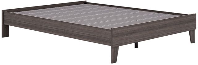 Signature Design by Ashley® Brymont 3-Piece Dark Gray Queen Platform Bed Set-1