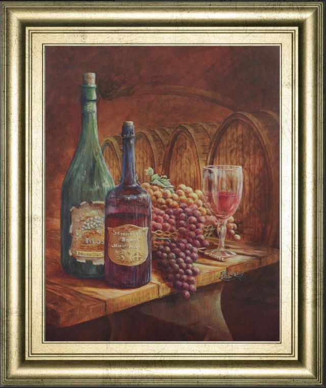 Classy Living Vintage Wine IV 26" Wall Art-0