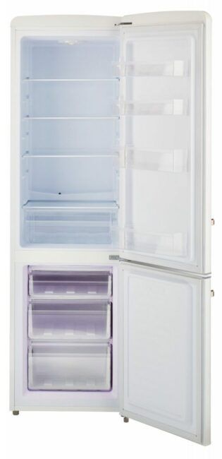 Unique Appliances 22" 9.7 Cu. Ft. Marshmallow White Bottom freezer Compact Refrigerator-1
