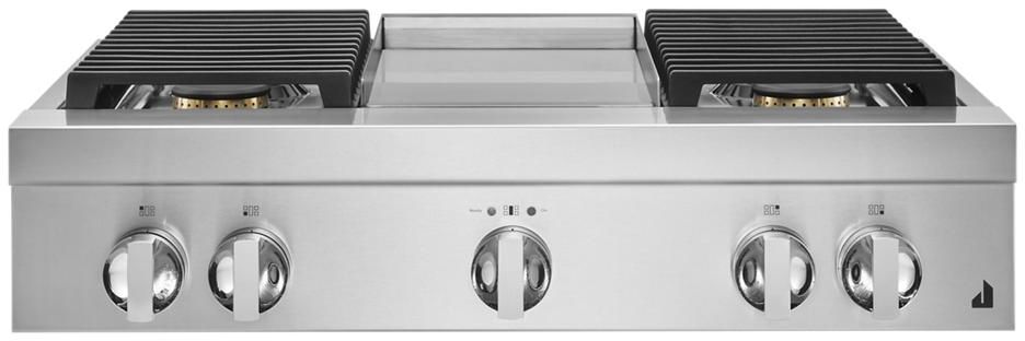 JennAir® NOIR™ 36" Stainless Steel Natural Gas Rangetop