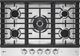LG 30" Stainless Steel Gas Cooktop with UltraHeat™ Dual Burner and LED Knobs-2