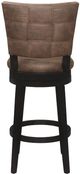 HH2 Home Kaede Black/Chestnut Swivel Bar Stool-3