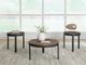Signature Design by Ashley® Horizon Hills 3-Piece Black/Brown Occasional Table Set-1